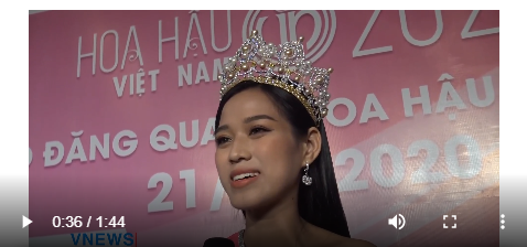 Tân Hoa hậu Việt Nam Đỗ Thị Hà giải thích về lùm xùm phát ngôn dung tục trên mạng xã hội